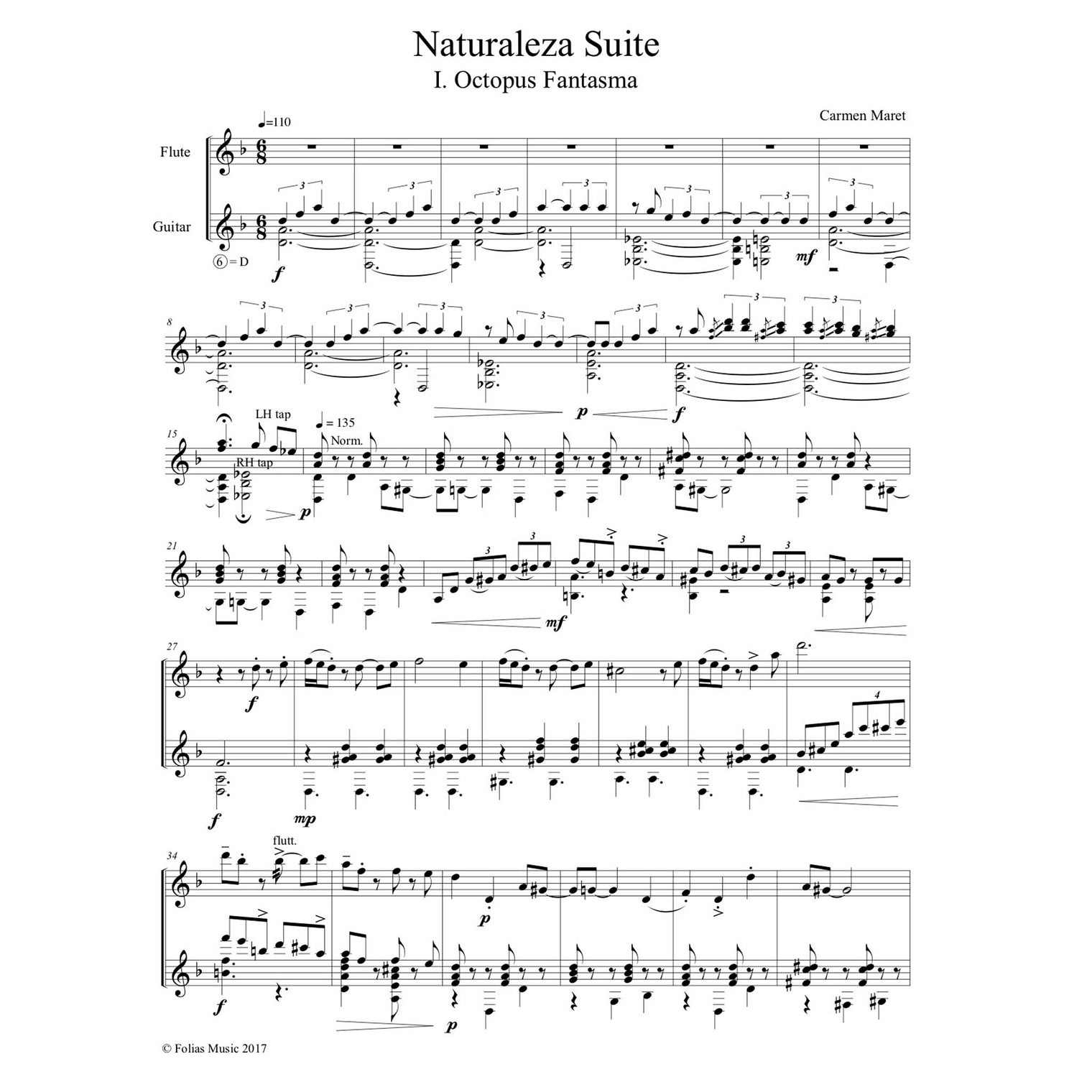Naturaleza Suite Sheet Music