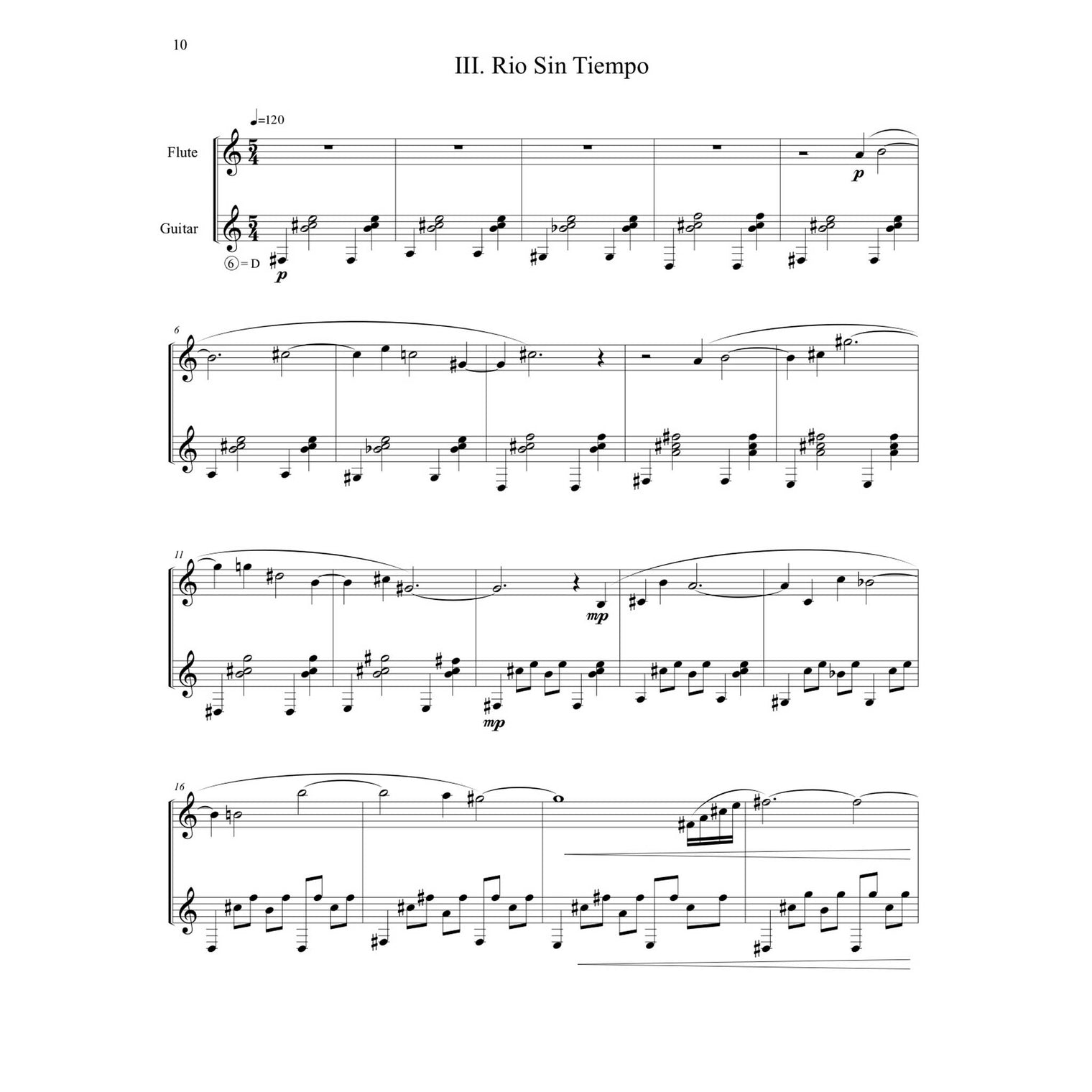 Naturaleza Suite Sheet Music