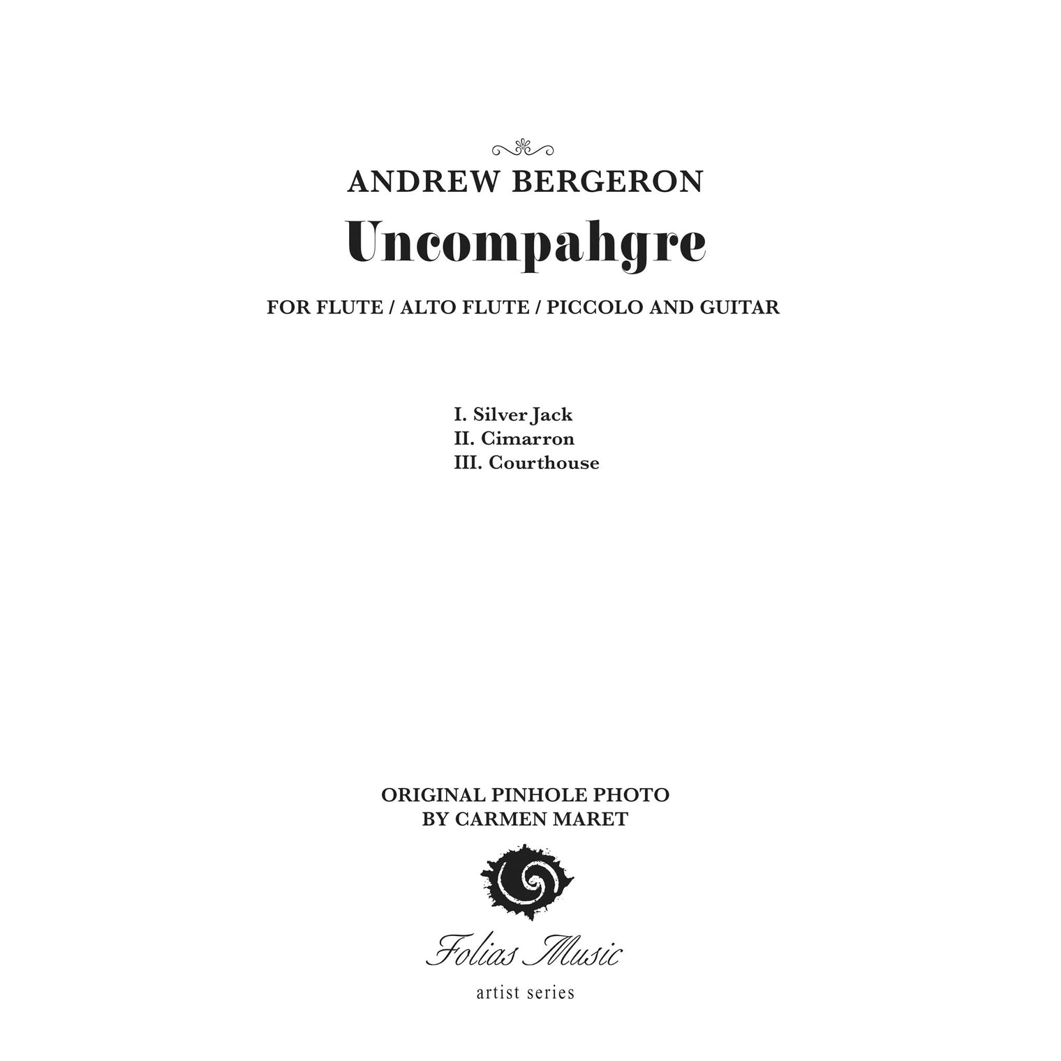 Uncompahgre Sheet Music