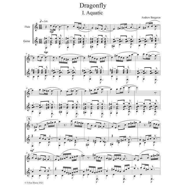 Dragonfly Sheet Music
