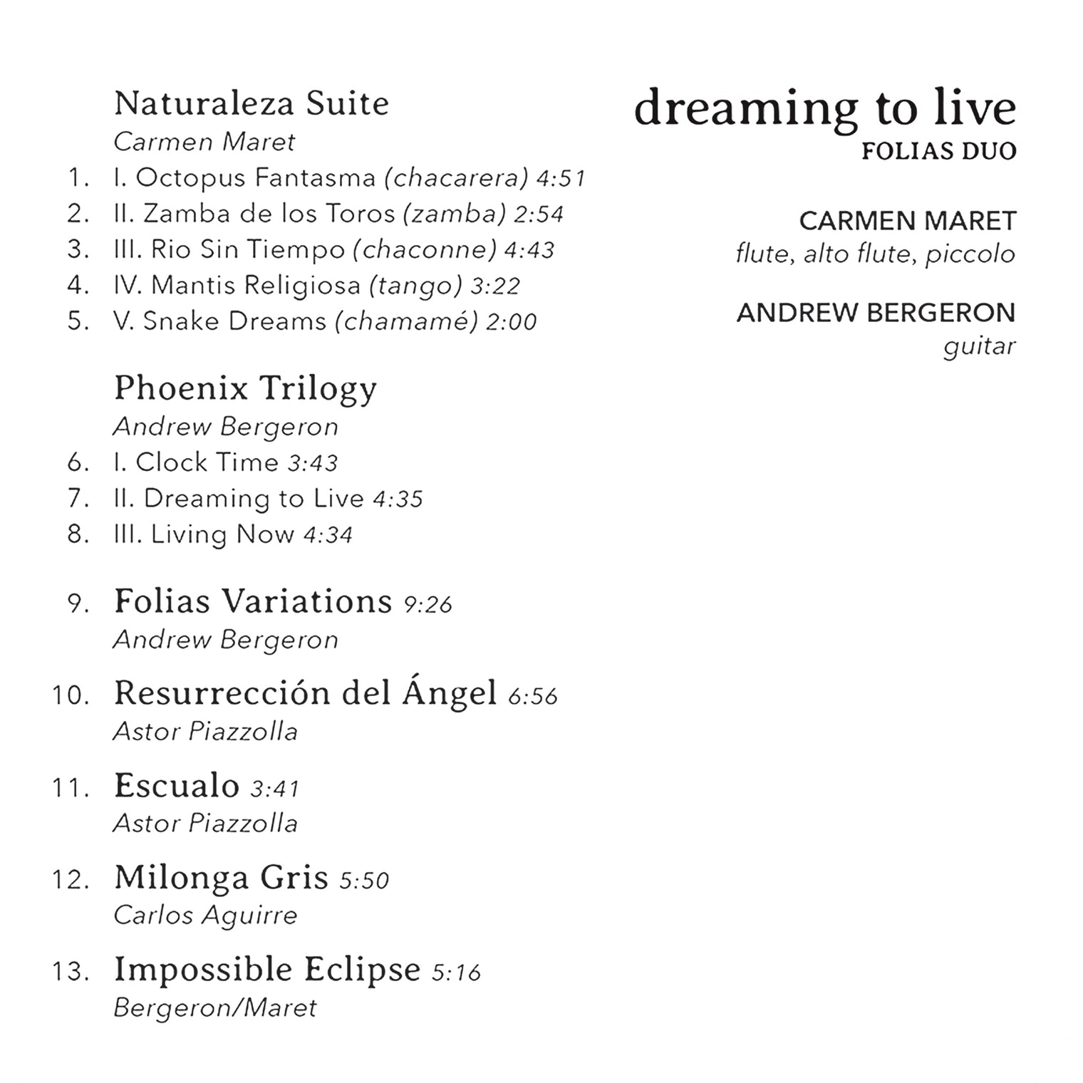 Dreaming to Live CD