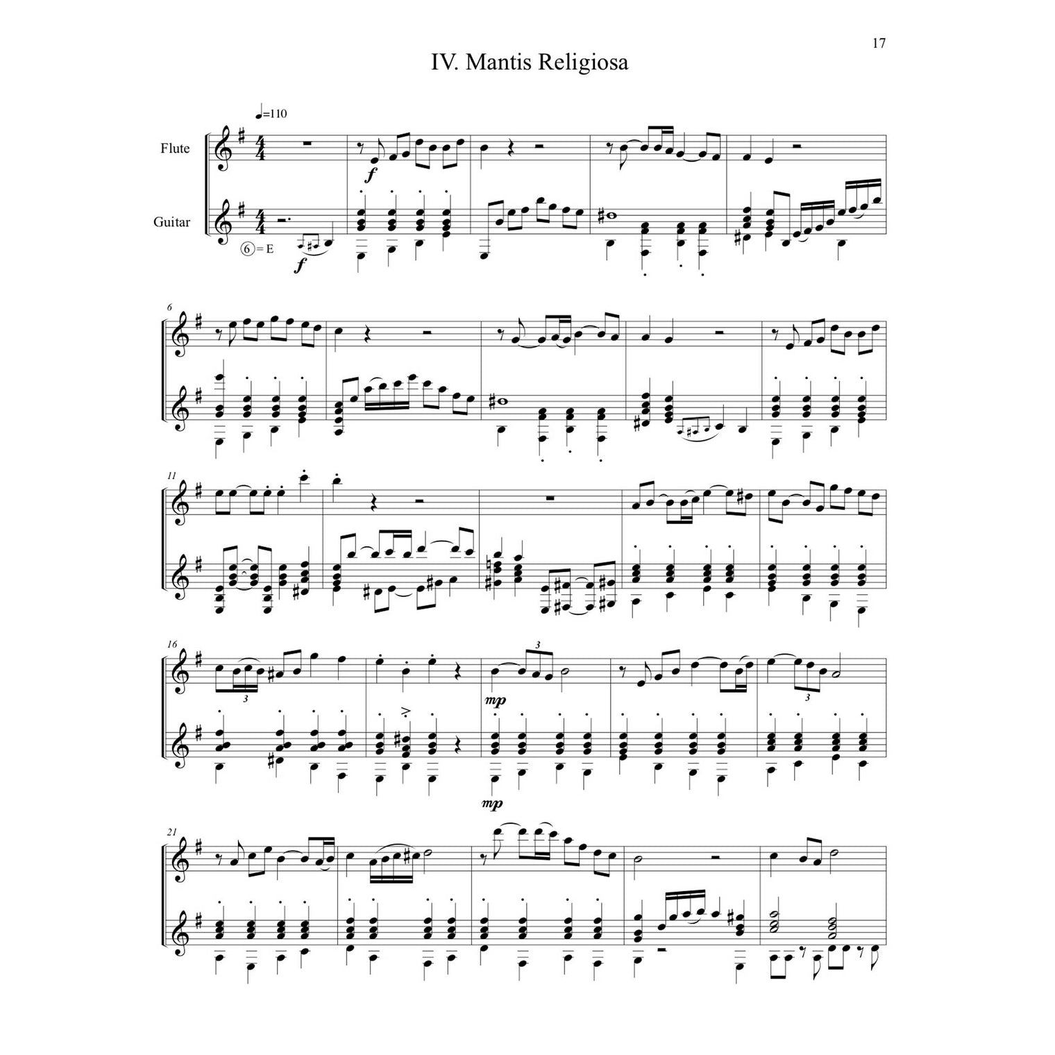 Naturaleza Suite Sheet Music