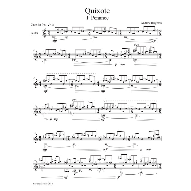 Quixote Sheet PDF Download