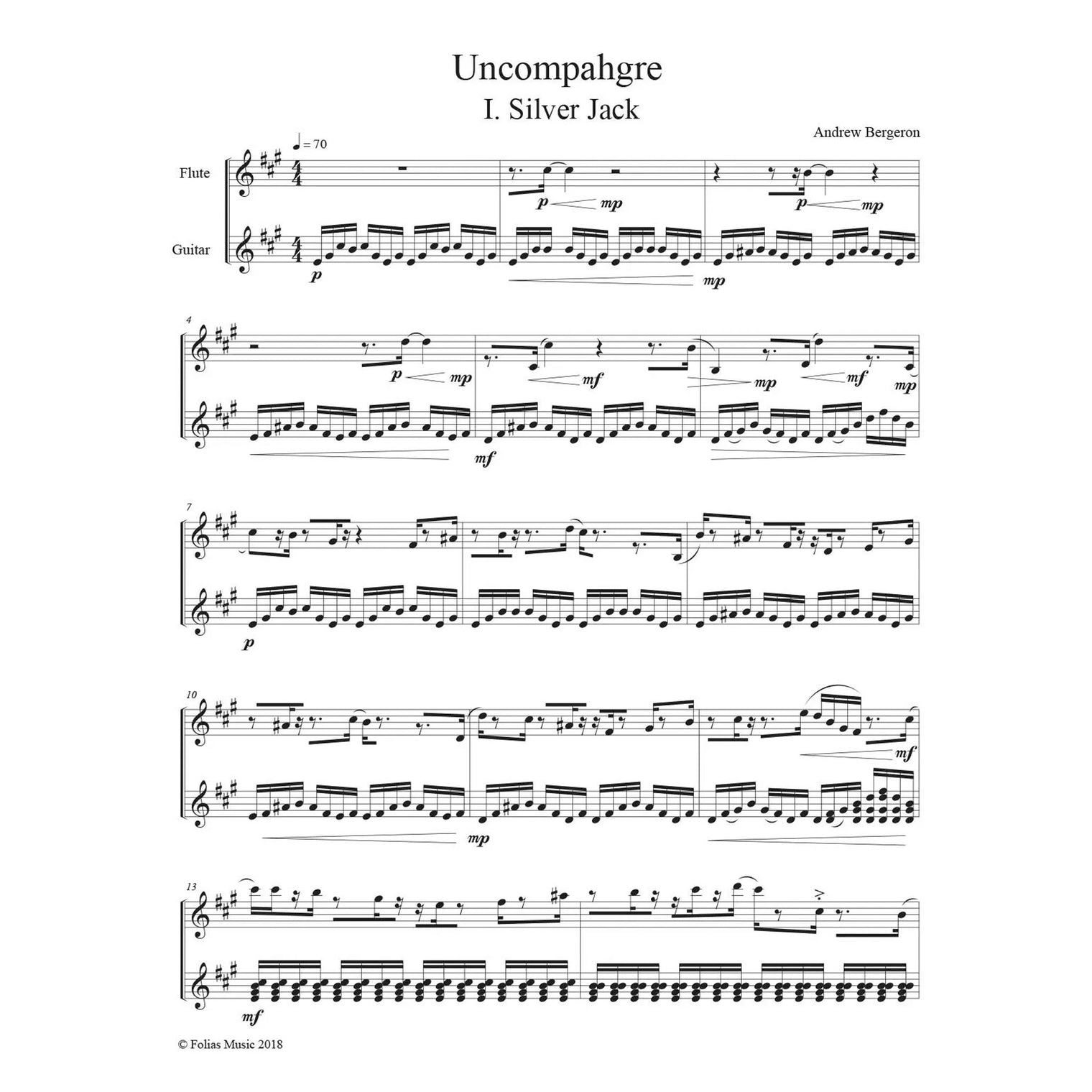 Uncompahgre Sheet Music